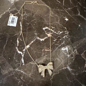 Kendra Scott Gold Bow Necklace